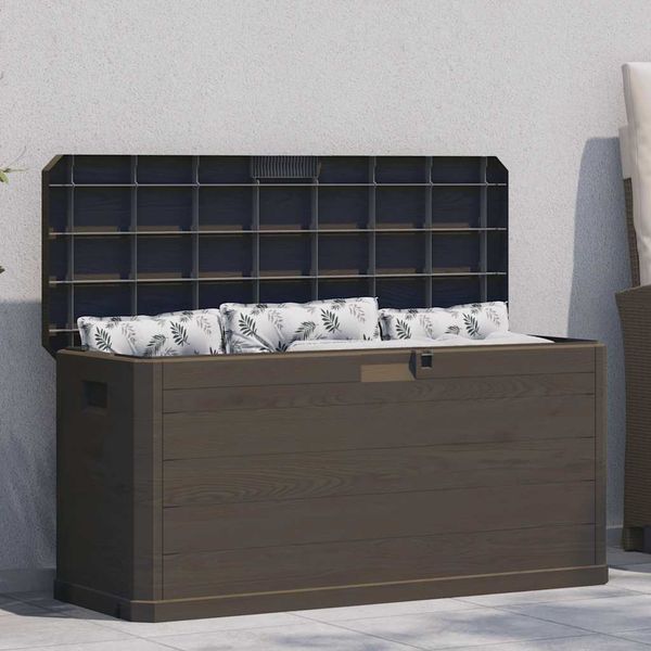 vidaXL Garten-Aufbewahrungsbox 280 L Braun 45687
