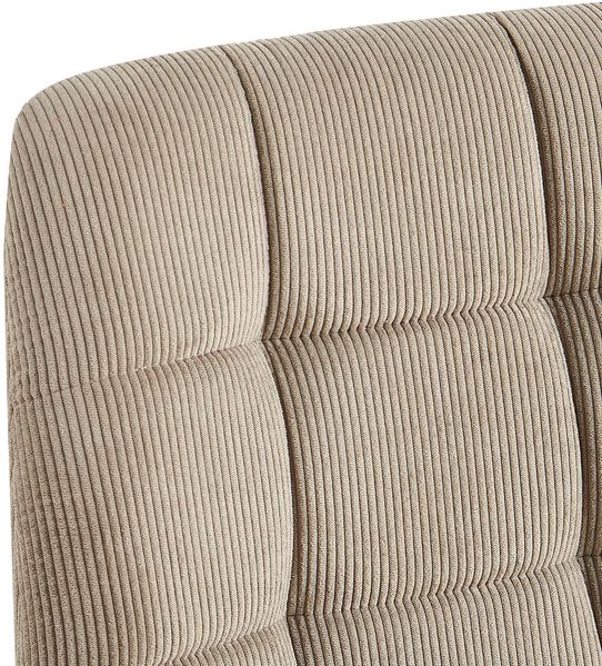 CLP Esszimmerstuhl Tilde Bezug gepolstert gesteppt mit Rückenlehne bis 150 kg,taupe Cord Bild 5