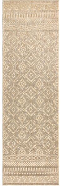 OTTO home Teppich Toronto auch als Läufer erhältlich, rechteckig, Höhe: 3 mm, In- und Outdoor geeignet, Sisal-Optik, Wetterfest & UV-beständig, Boho