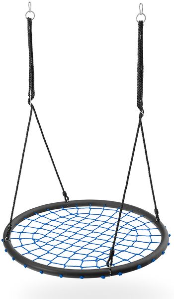NILS CAMP NB5038 Netzschaukel Blau 100 cm für Terrasse Freizeit Spielbereich