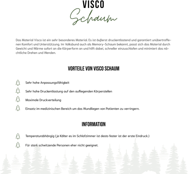 Schwarzwaldmarie Anna – 7-Zonen-Taschenfederkern mit 1000 Federn, Wendefunktion und Viscoauflage, Größe: 90 x 190 cm, Härtegrad: Mittelfest / Fest (H3/H4) Bild 3