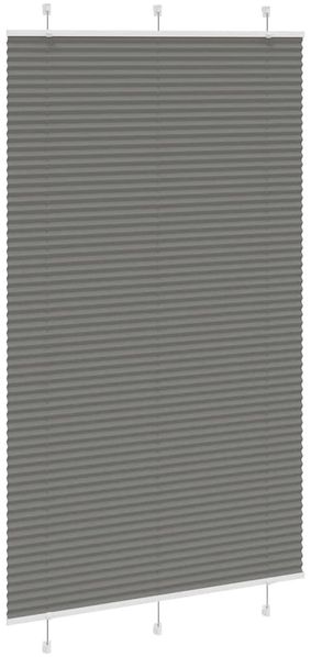 vidaXL Plissee Anthrazit 120x200 cm Stoffbreite 119,4 cm Polyester 4015113 Bild 3
