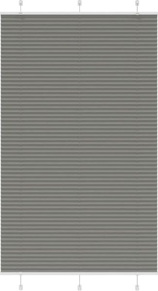 vidaXL Plissee Anthrazit 120x200 cm Stoffbreite 119,4 cm Polyester 4015113
