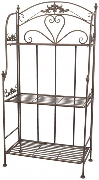 Metallregal "Aileen" antik gold