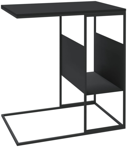 vidaXL Beistelltisch Schwarz 55x36x59,5 cm Holzwerkstoff 343105 Bild 3