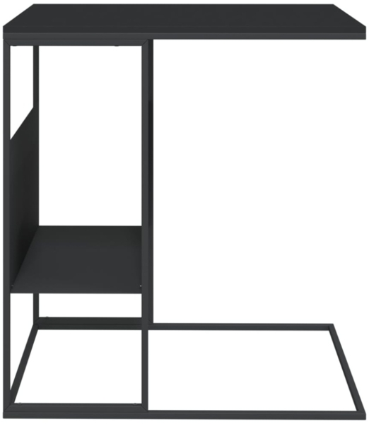 vidaXL Beistelltisch Schwarz 55x36x59,5 cm Holzwerkstoff 343105 Bild 4