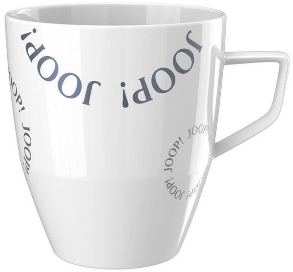 JOOP! Becher JOOP! LIVING - DINING GLAMOUR MUG LOGO CIRCLES, Porzellan