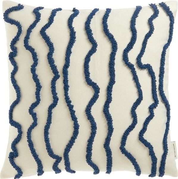 TOM TAILOR HOME Dekokissen Wavy, bestickt, mit hohem Baumwollanteil Bild 4