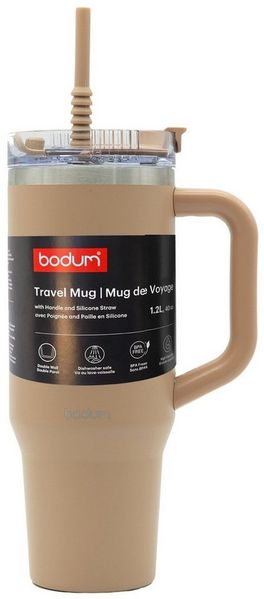 Bodum Isolierkanne bodum Thermobecher mit Strohhalm Heiß & Kalt Isolierbecher to Go