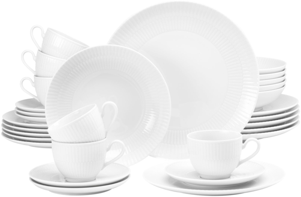 Seltmann Weiden Amina Kombi-Service 30-teilig Weiß Bild 7
