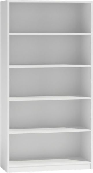 ibonto BÜCHERREGAL Laminierte Weiß Erhältlich in verschiedenen Größen (H 182 x T 30 x B 80 cm)