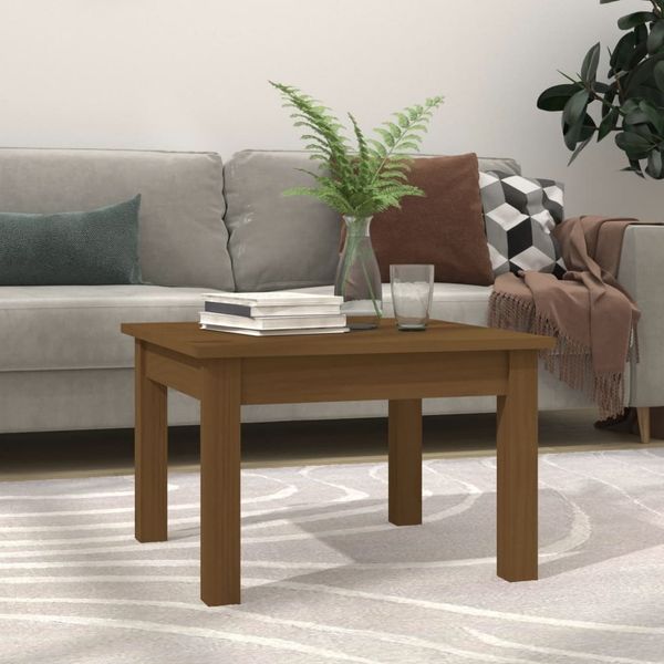 vidaXL Couchtisch Honigbraun 45x45x30 cm Massivholz Kiefer 814227