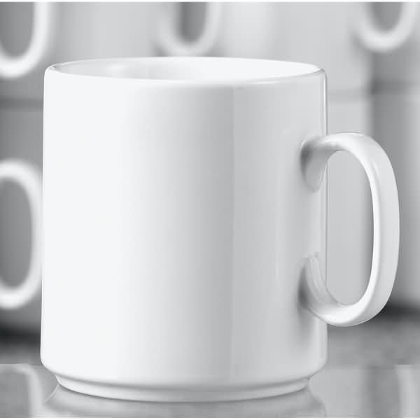 Esmeyer Kaffeebecher Diane 402-316 0,28l Porzellan weiß 6 Stück