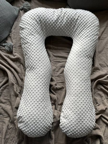 Loolay Stillkissen 100% MINKY LUX XXXL Schwangerschaftskissen Seitenschläferkissen 330 cm, WEICH Füllung + 100% Polar Flece Kissenbezug (hochwertig 350 g/m2), TYP A 330 cm Stillkissen + Bezug abnehmbar mit Reißverschluss!, LOOLAY® - 100% Europäische St...