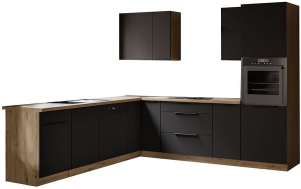 Winkelküche ARIA K-AR ECKE 2 - 250 x 270 cm Anti Fingerprint Küchenzeile Küchenblock Singleküche Einbauküche Küche Eckküche Bild 18