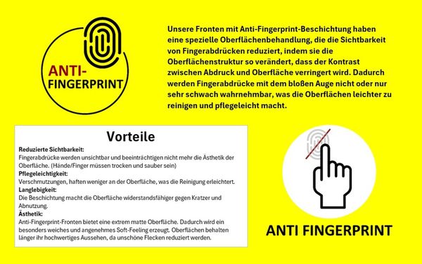 Winkelküche ARIA K-AR ECKE 2 - 250 x 270 cm Anti Fingerprint Küchenzeile Küchenblock Singleküche Einbauküche Küche Eckküche Bild 2