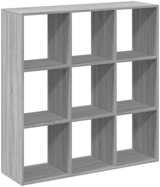 vidaXL Raumteiler-Bücherregal Grau Sonoma 102x29x103,5 cm 858044 Bild 6