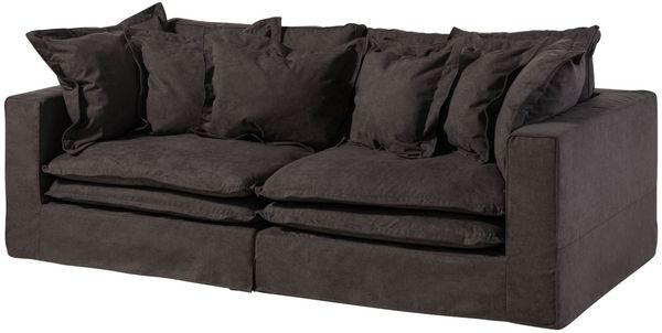 Sofa 2-Sitzer 238x117x90 dunkelgrau SYLT