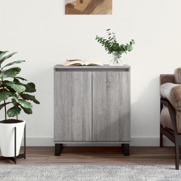 vidaXL Sideboard Grau Sonoma 60x35x70 cm Holzwerkstoff 827170