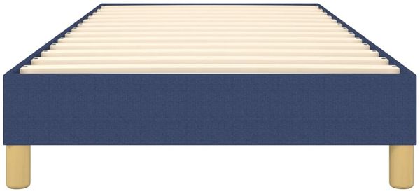 vidaXL Polsterbett, Stoff, 25,0 cm, Blau, 90x200 cm, Natur Bild 5