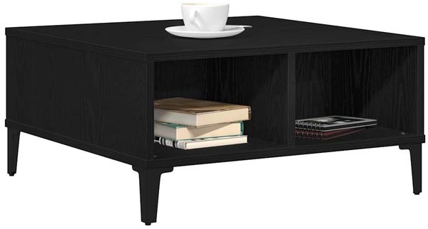 vidaXL Couchtisch Schwarz Eichen-Optik 60 x 60 x 30 cm 862589 Bild 3