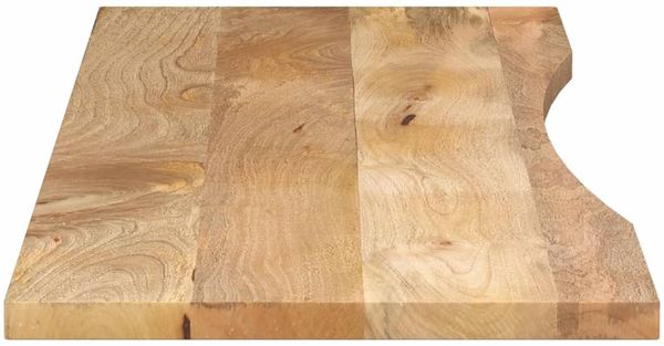 vidaXL Schreibtischplatte mit Aussparung 160x50x2,5cm Massivholz Mango 370198 Bild 4