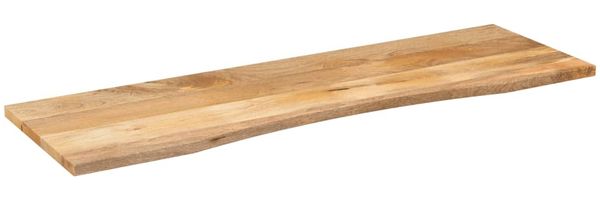 vidaXL Schreibtischplatte mit Aussparung 160x50x2,5cm Massivholz Mango 370198 Bild 2