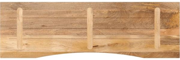 vidaXL Schreibtischplatte mit Aussparung 160x50x2,5cm Massivholz Mango 370198 Bild 5