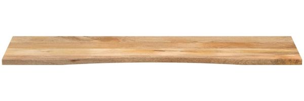 vidaXL Schreibtischplatte mit Aussparung 160x50x2,5cm Massivholz Mango 370198 Bild 3