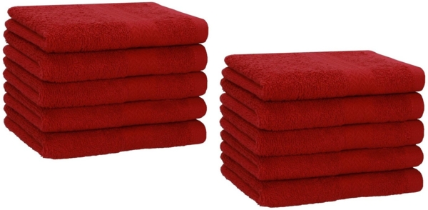 Betz Gästehandtücher 10 tlg. Gästehandtücher-Set PREMIUM 100 % Baumwolle 30x50cm, 100% Baumwolle (10-St)