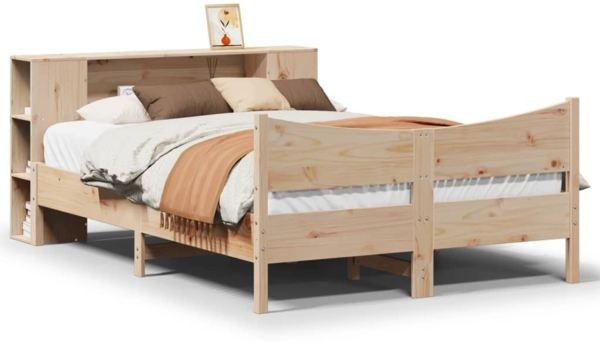 vidaXL Massivholzbett ohne Matratze 120x200 cm Kiefernholz 3323302