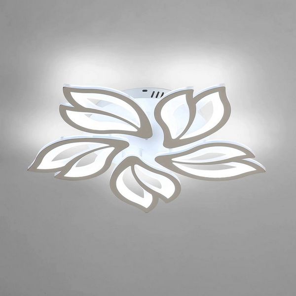 Riserva Deckenleuchten LED Deckenleuchte Blüten 65W 6500K Weiß Wohnzimmer