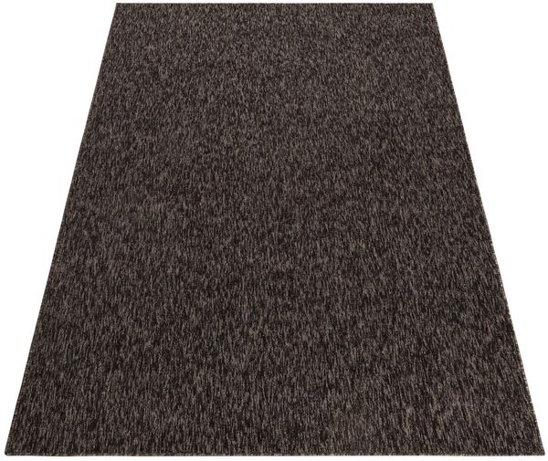 Kurzflor Teppich Neva rechteckig - 160x230 cm - Braun Bild 3