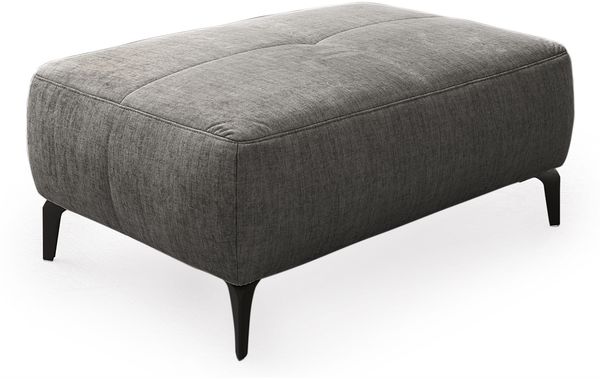 Job 'Salo' Hocker, Veloursartig grau