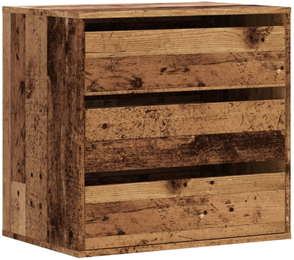 vidaXL Kommode Altholz-Optik 60x41x58 cm Holzwerkstoff 852850