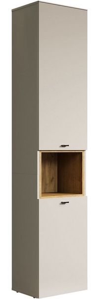 welltime Hochschrank San Pedro (1-St) Badezimmerschrank mit Soft-Close-Funktion - Maße (B/T/H) 40/31/186 cm