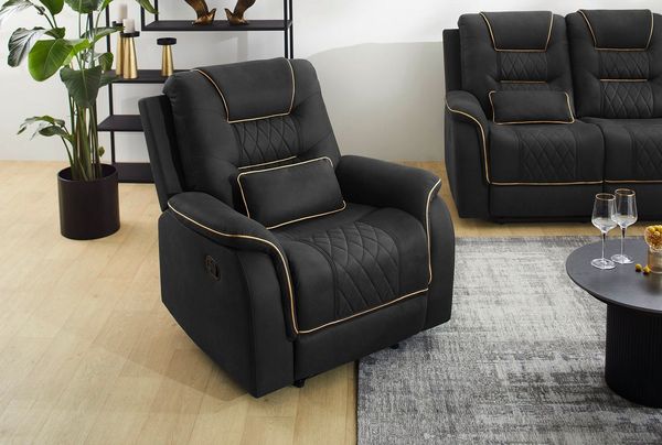 Jockenhöfer Gruppe Sessel Nevada, B: 98 cm, Sitzhöhe: 52 cm, Liegefunktion durch halbautomatische Relaxfunktion, TTFK-Polsterung