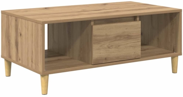 vidaXL Couchtisch Artisan-Eiche 90 x 50 x 26,5 cm Holzwerkstoff 881166