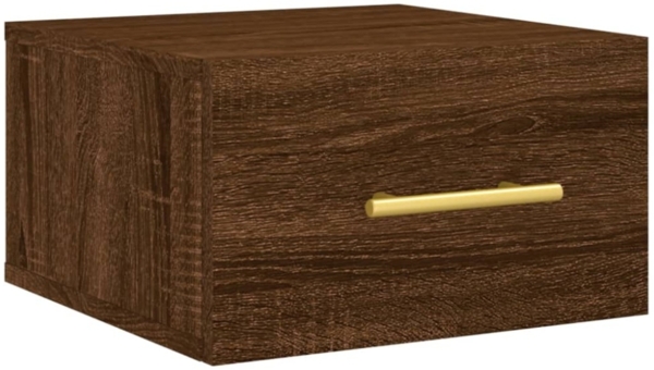 vidaXL Wand-Nachttisch Braun Eichen-Optik 35x35x20 cm 829802