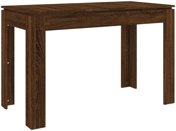 vidaXL Esstisch Braun Eichen-Optik 120x60x76 cm Holzwerkstoff 815389