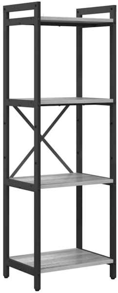 vidaXL Bücherregal Grau Sonoma 40 x 30 x 85 cm Holzwerkstoff 868362