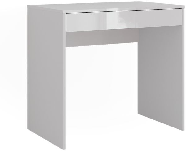 Schminktisch Sherry Weiß/Weiß Hochglanz 81.4 cm 4 Teile Vicco