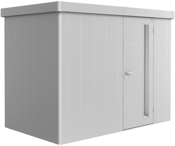 Biohort Gerätehaus Neo, 1C 292 x 180 x 222 (b x t x h) cm, silber-metallic