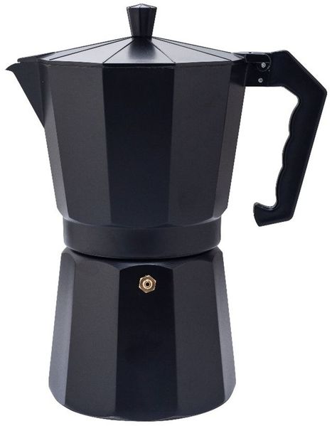 Espressokocher geeignet für alle Herdarten - Mokka-Pot in Schwarz 320 ml