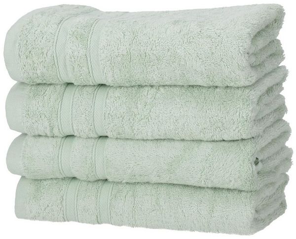 Zestri Handtücher mit Bambusfasern Handtücherset, saugstark weich, Frottee, Handtücher 4er-Set, Duschtuch Saunahandtuch Gästehandtücher Badetuch Handtücher Set