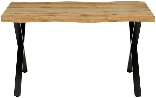 HELA Esstisch GRETA BESTSELLER, Baumkantentisch (Nachb), versch. Größen, 46mm Stärke, Küchentisch