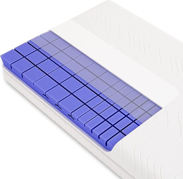 Kaltschaummatratze Luxusline Expert®, Schlummerparadies, 19 cm hoch, 7 Zonen, 2D-Wellenschnitt, HR Kaltschaum, 10 Jahre Garantie