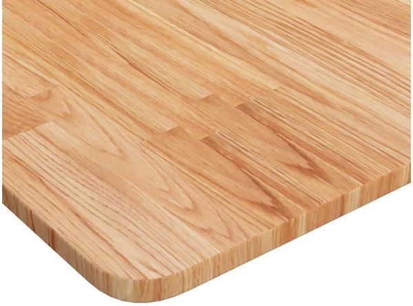 vidaXL Tischplatte Quadratisch Hellbraun 40x40x4cm Behandelte Eiche 343057 Bild 2