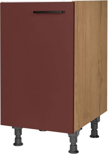 nobilia® Spülenschrank "Easytouch", Ausrichtung wählbar, vormontiert, in den Breiten 45 und 60 cm, mit höhenverstellbaren Sockelfüßen
