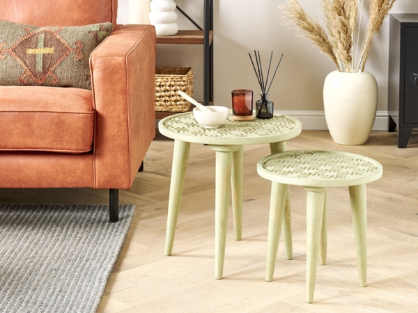 Tisch Set MAHARO Hellgrün Bild 3